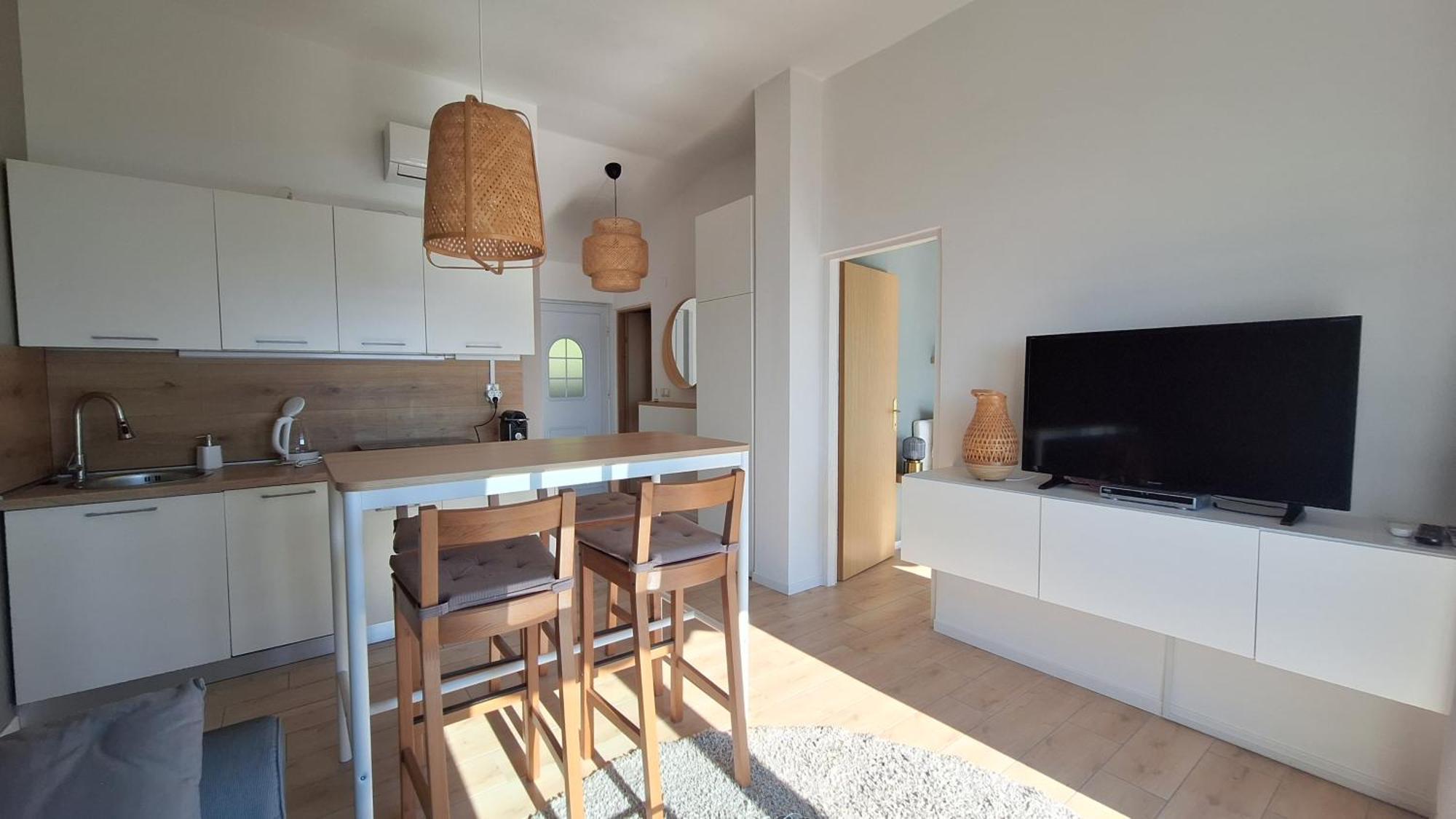 Ferienwohnung Mit 180° Meerblick Dobreć Buitenkant foto